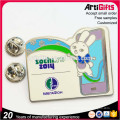 Artigifts High quality metal glasses lapel pin